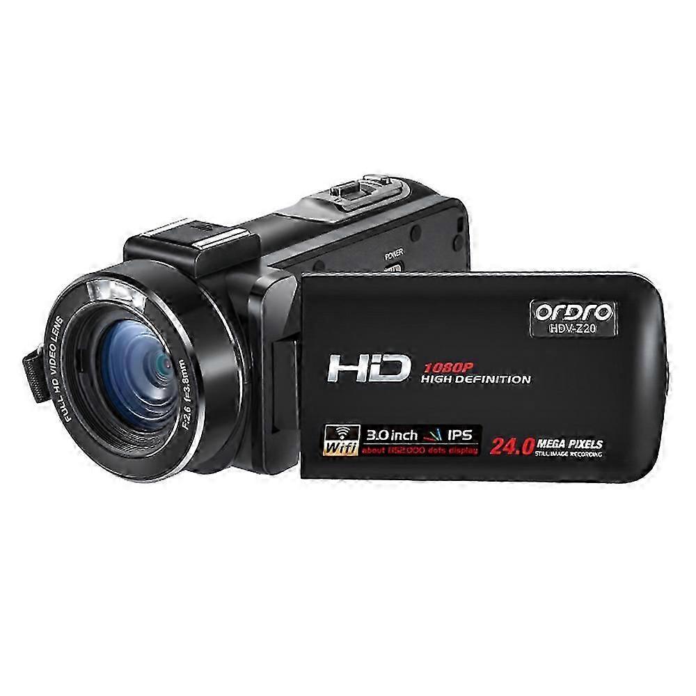 Type A Ordro Z20 3,0 pouces 1080p Hd Caméra vidéo Dv Caméscope numérique à vision nocturne infrarouge