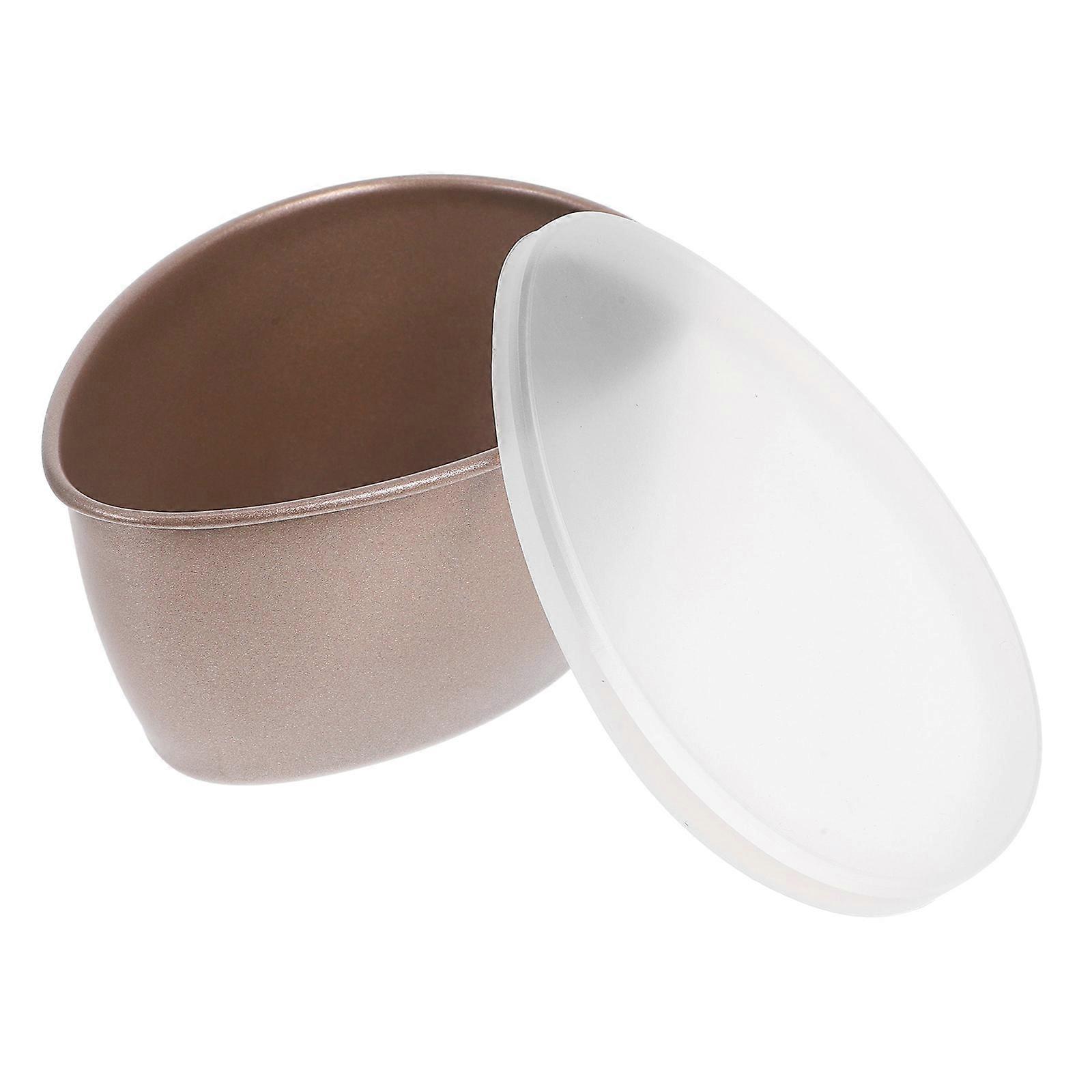 Mini Pie Tins Rose Gold Color Carbon Steel Material Steaming Baking 320ml 1Set