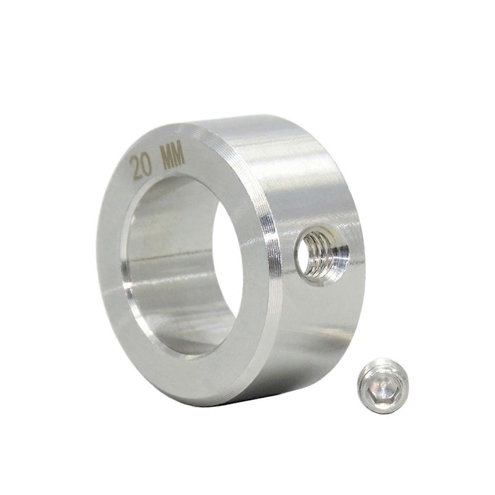 Fixed set screw in stainless steel style, shaft collars, bore, zincplated retaining ring, diameter 3/4/5/6/8/10/12/15/16/20 (GDZS485 3PCS)
