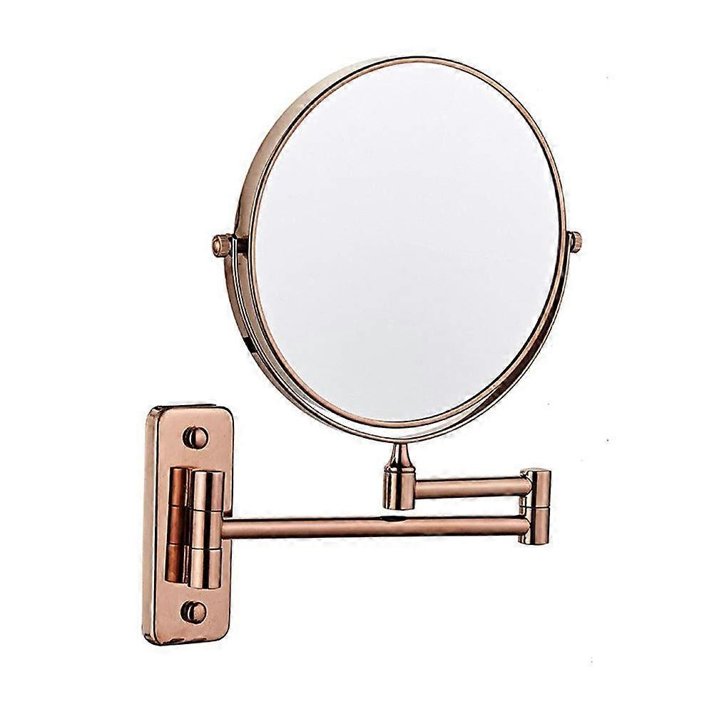 Schminkspiegel Bathroom Wall-Mounted Cosmetic Mirror 3x/1x Magnification 360° Rotation Adjustable Makeup Mirror