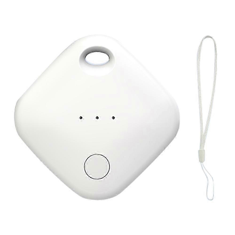 iTag08 Bluetooth Pet Tracker Anti-Loss Device For Apple Find My Network White Compact Design