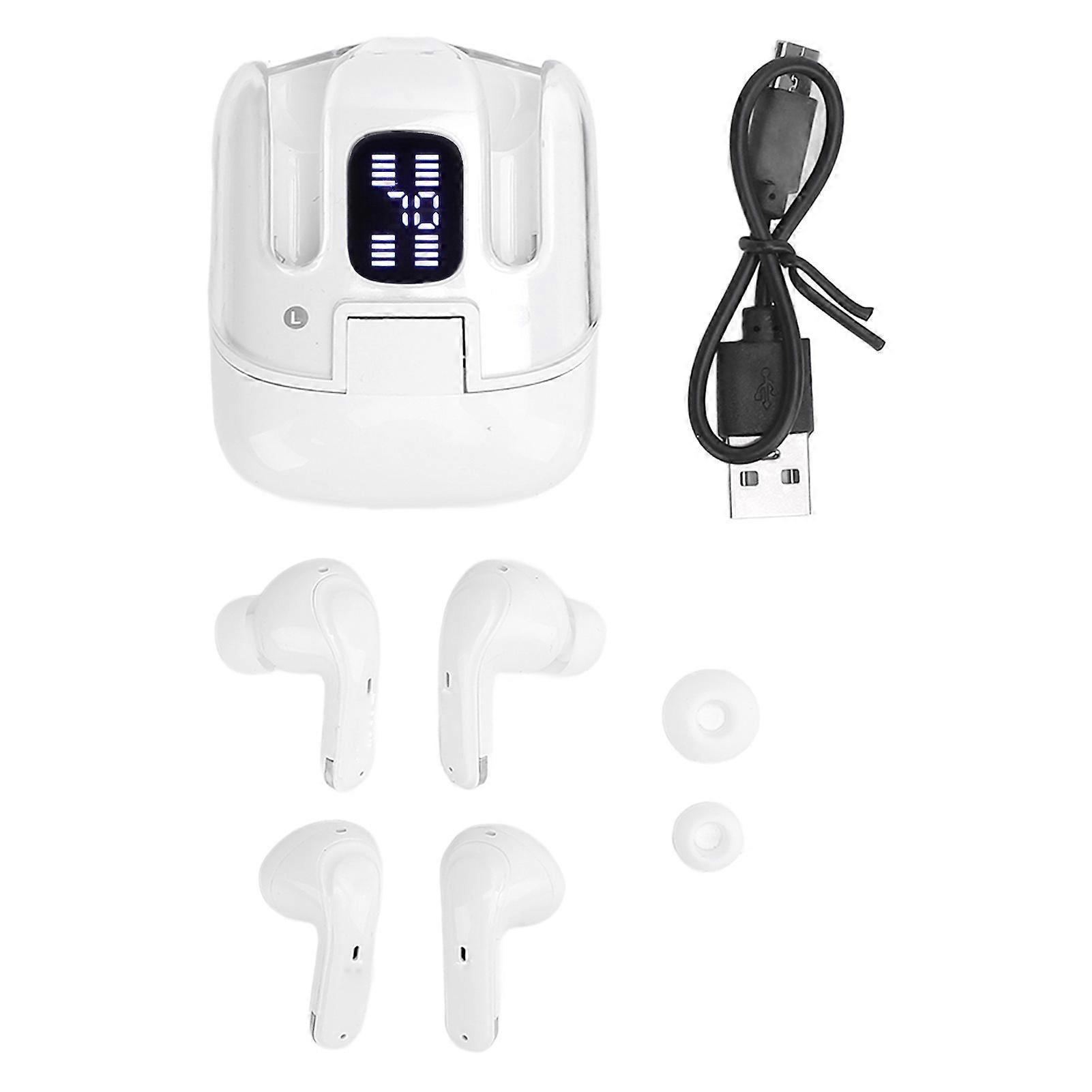 4 in 1 Wireless Earbuds with HiFi Stereo, Noise Reduction, and Battery Display Case