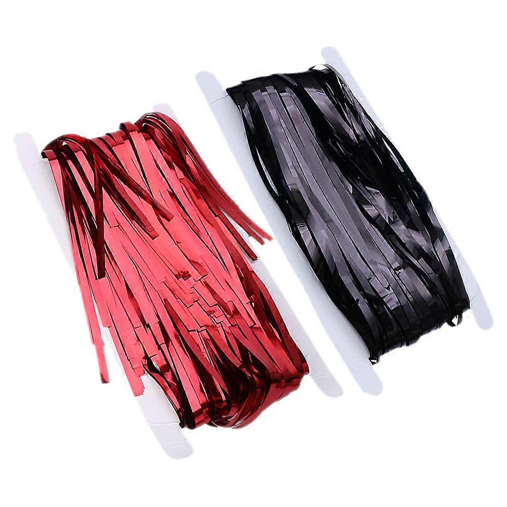 Backdrops For Party Fringe Curtains Engagement Party 3.3x9 Feet 4Pcs