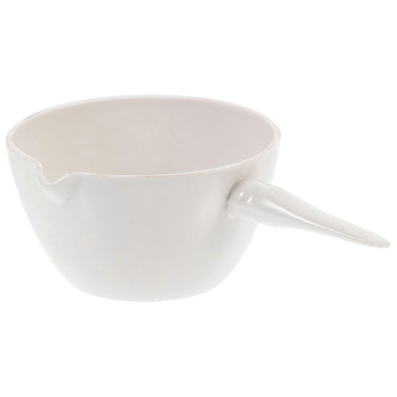 1pc Evaporating Basin Round Evaporating Container Laboratory Equipment with Handle