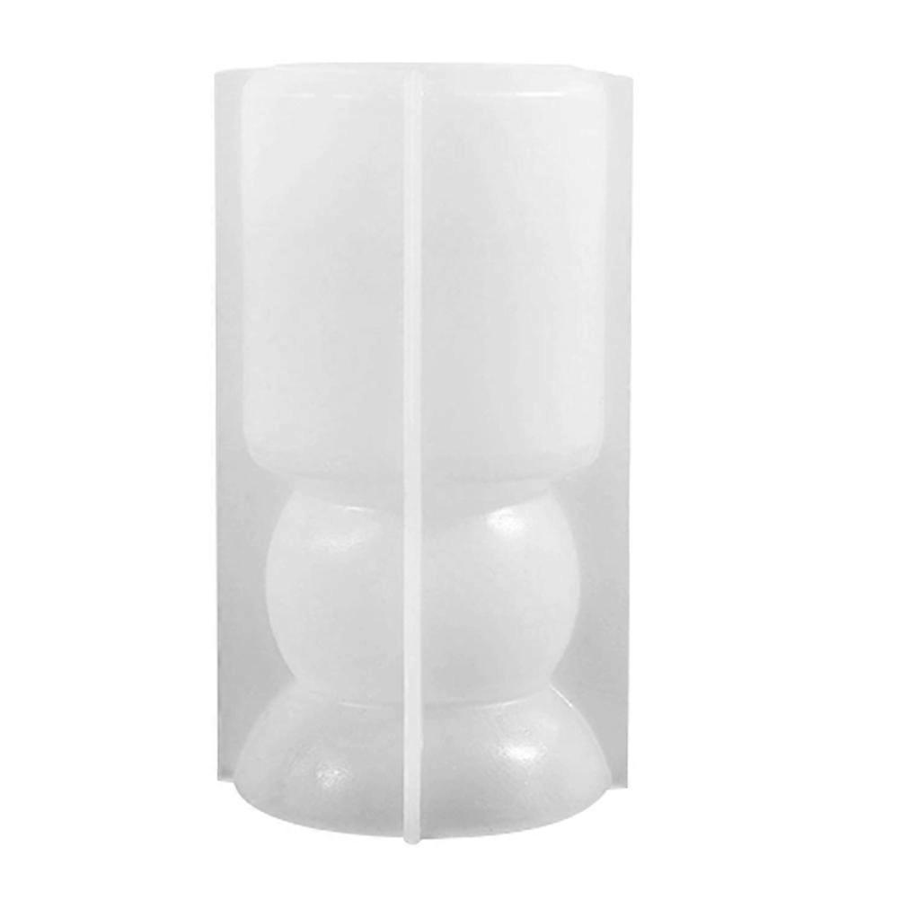 Cylinder Silicone Mold for DIY Candle Making, Versatile Crafting Tool for Plaster, Cement, and Flower Pots, User Friendly Design for Artisans and