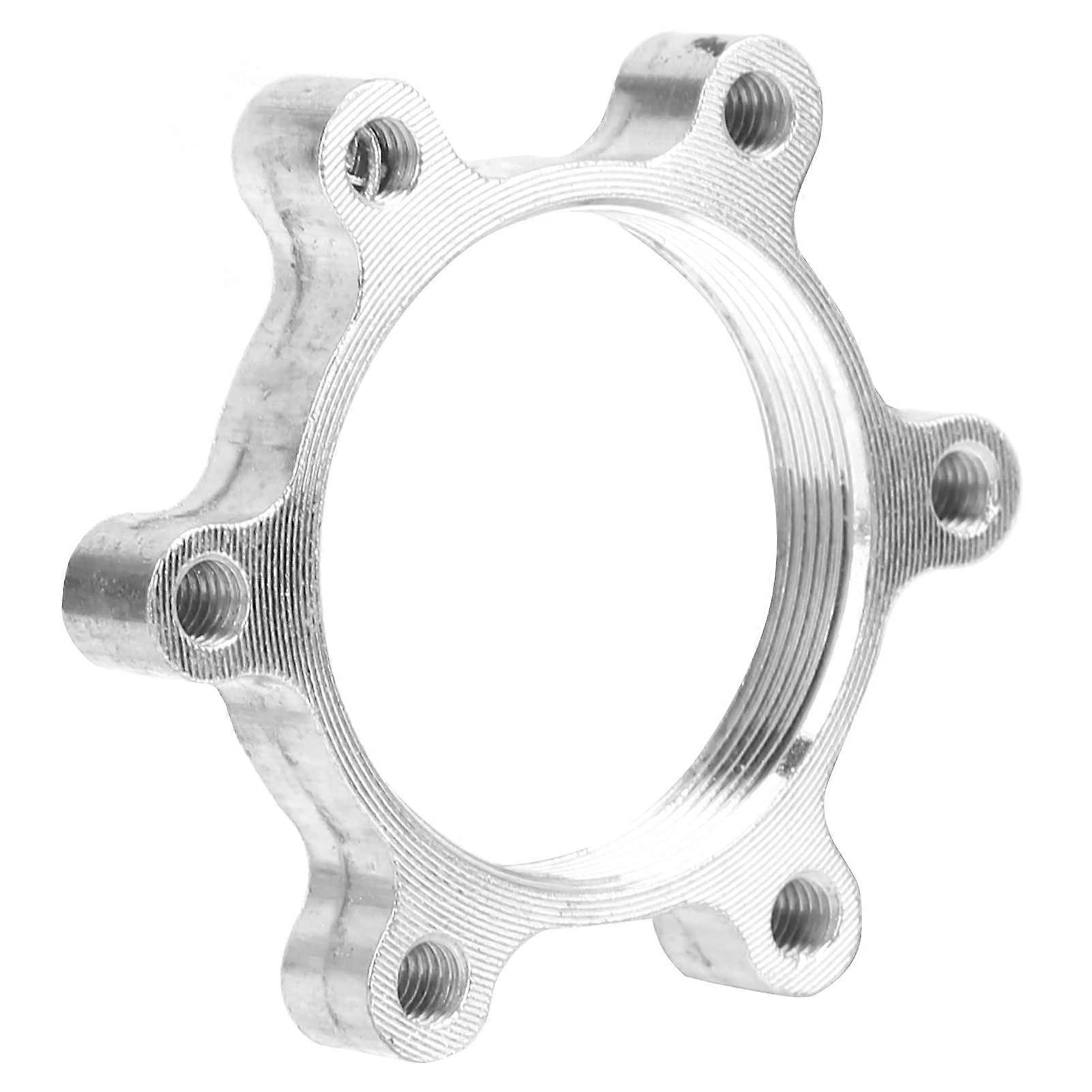 Bicycle Freewheel Thread Hubs 6 Bolt Aluminium Flange Adapter 48 mm Disc Brake Rotor Conversion Adapter