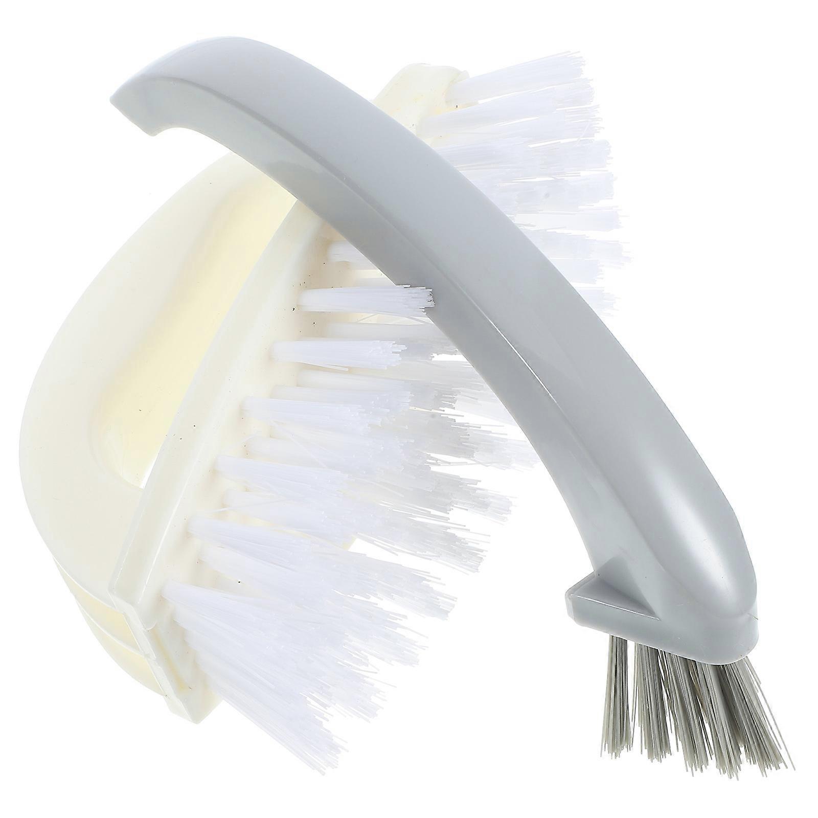 Detail Cleaning Brush Shoes Cleaning Brush Daily Use Beige 1Set