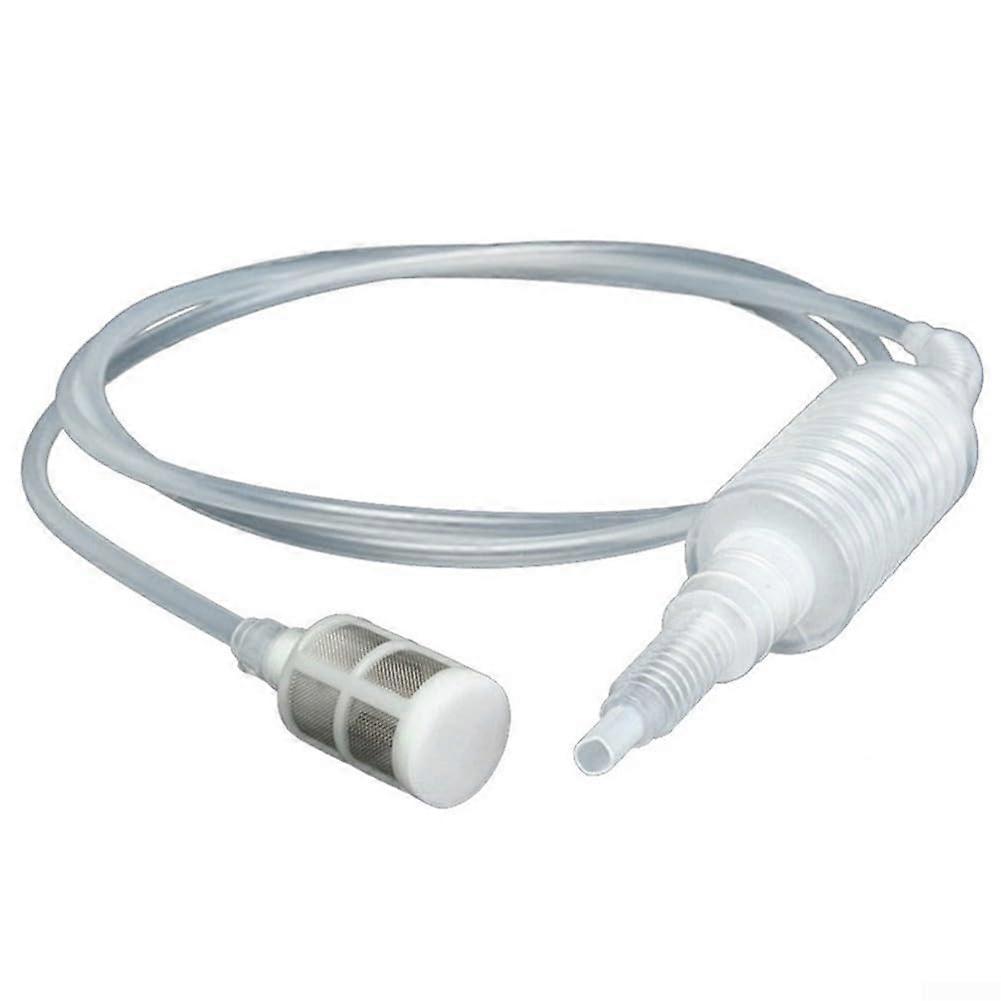 Saugvorrichtung Wasserwechsler Handpumpe mit Filter und 2 Meter Lebensmittelechtem Silikonschlauch für Aquarien