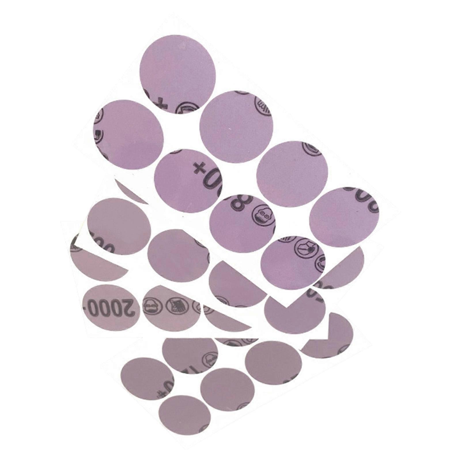 Multiple Grit Automotive Sanding Discs Round Magnetic Abrasive Sheets Multiple Model For Paint Surfaces Restoration & Smoothing Multicolor