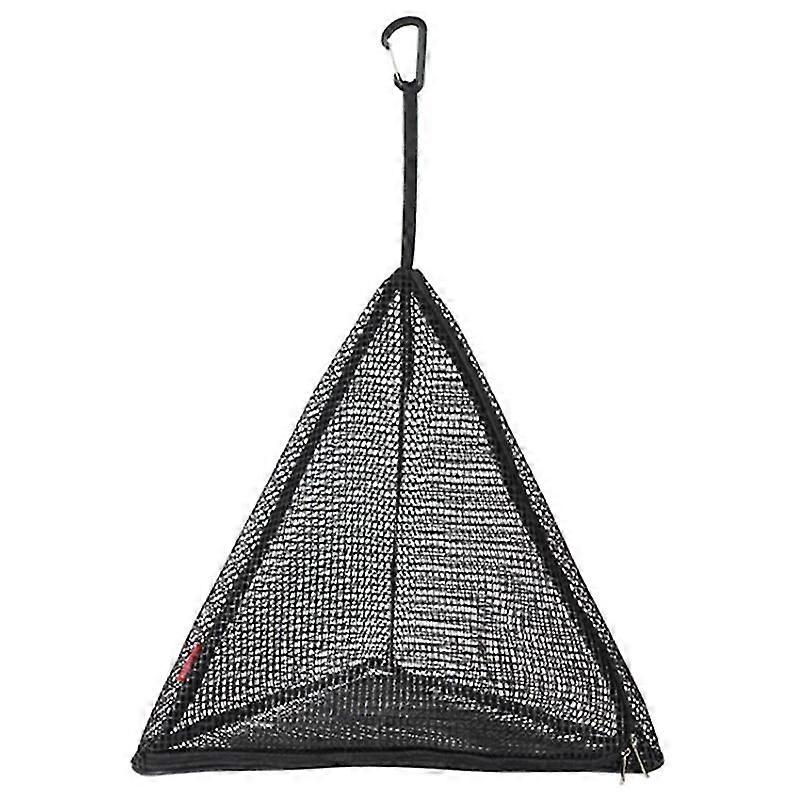 Outdoor Triple-cornered Drying Net Foldable Storage Net Camping Hanging Net Storage Basket PVC Hang