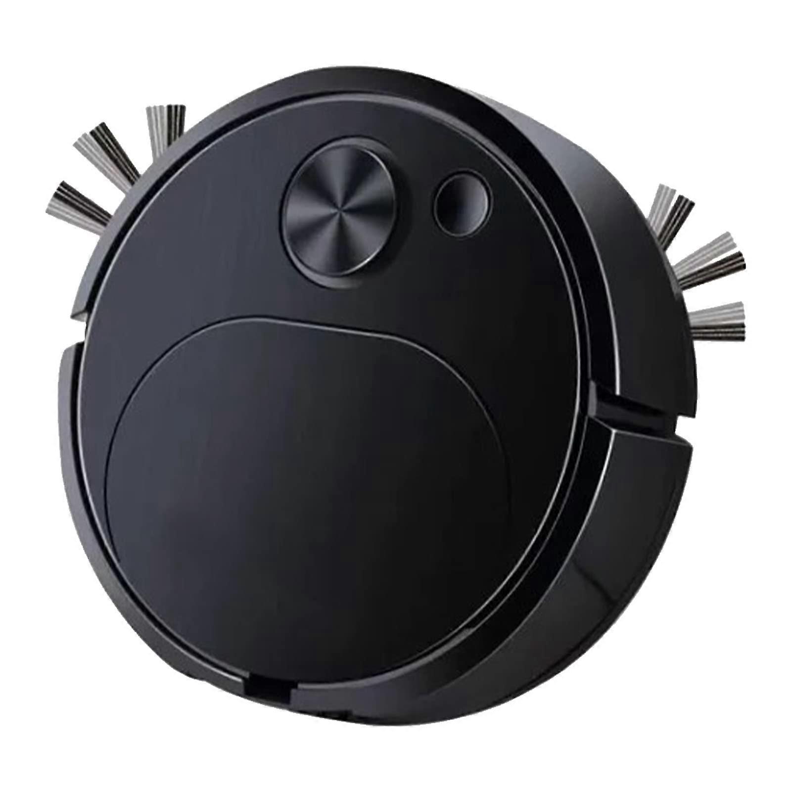 Automatic Vacuum Cleaner with Strong Suction Power 3 in 1 Intelligent Mopping Robot for Deep Cleaning Black