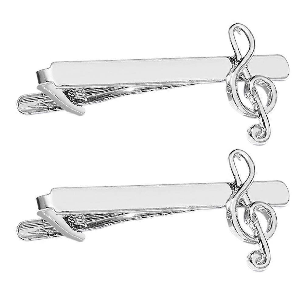 Here's a refined and engaging product description you can use for the **2pcs Musical Note Tie Clips**:

 

**2pcs Musical Note Tie Clips – Elegant