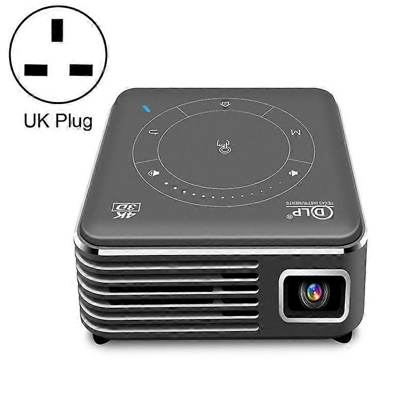 P11 854x480 DLP Mini Smart Projector, Android 9.0, UK Plug UK Plug