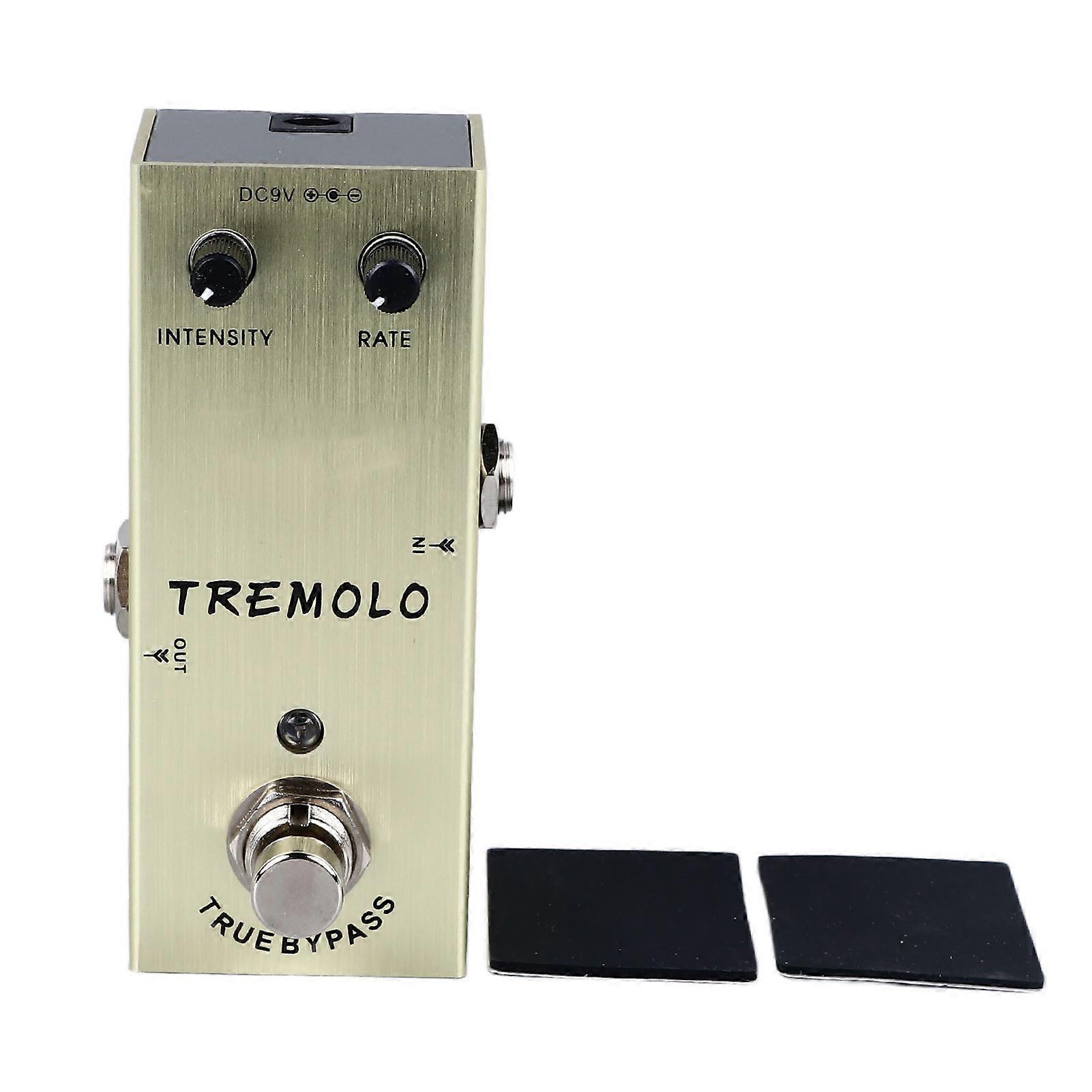 Electric Guitar Effects Pedal Sound Beautify Mini Portable Single Type Performance Accessories AN‑07 Yellow