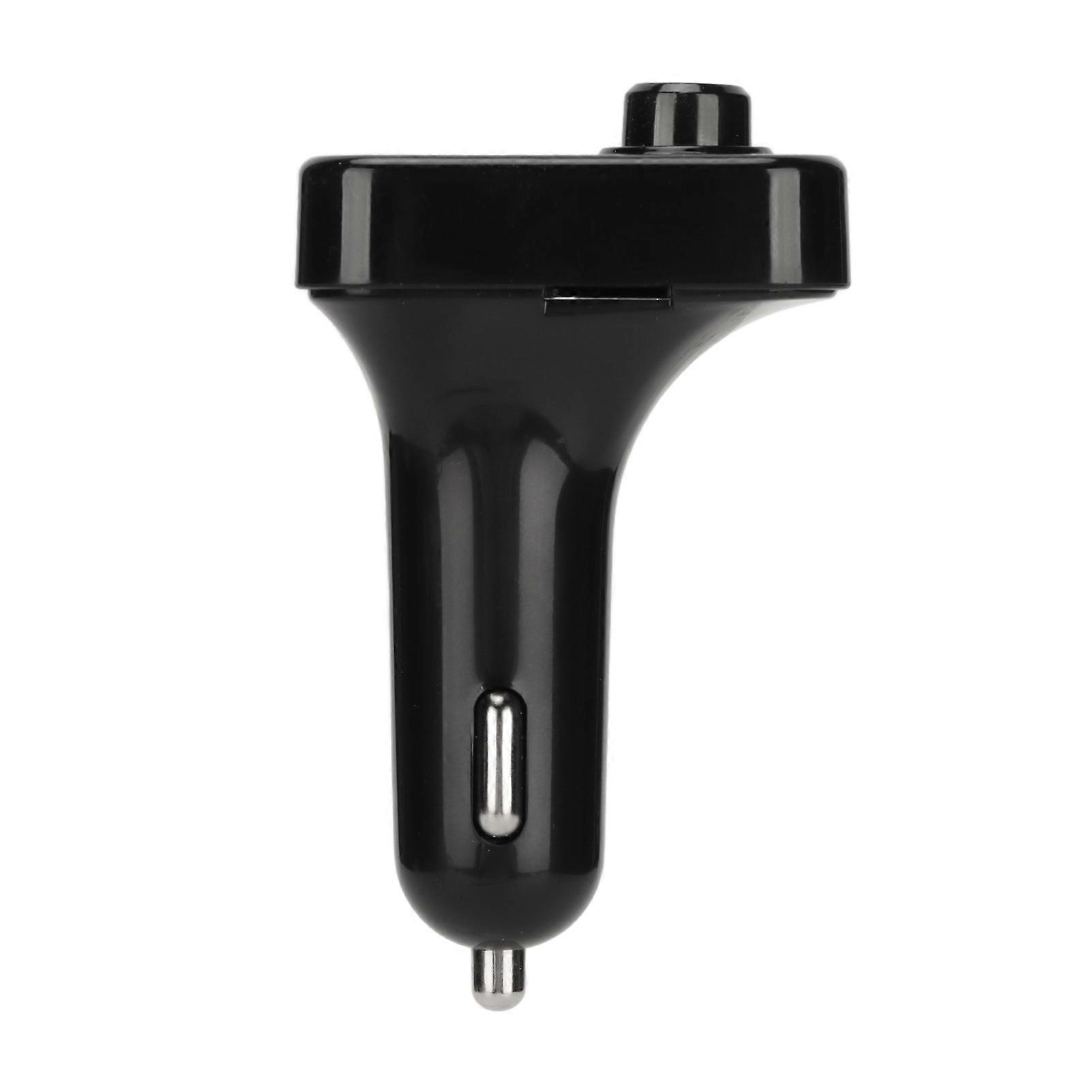FM Transmitter Car Adapter Automatic Power Off Memory Colorful Ambient Light USB Charging Car Charger for Automobile X3S