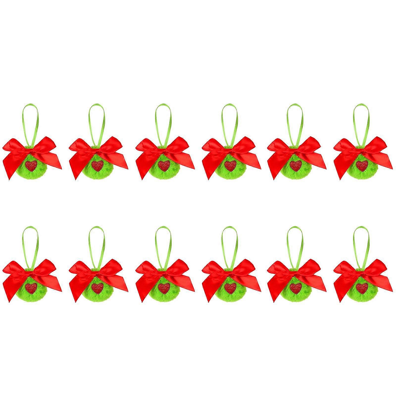 12-Piece Christmas Ornament Set for Tree and Indoor Parties, Elegant Ball Hangings, Red and Gold Decorations