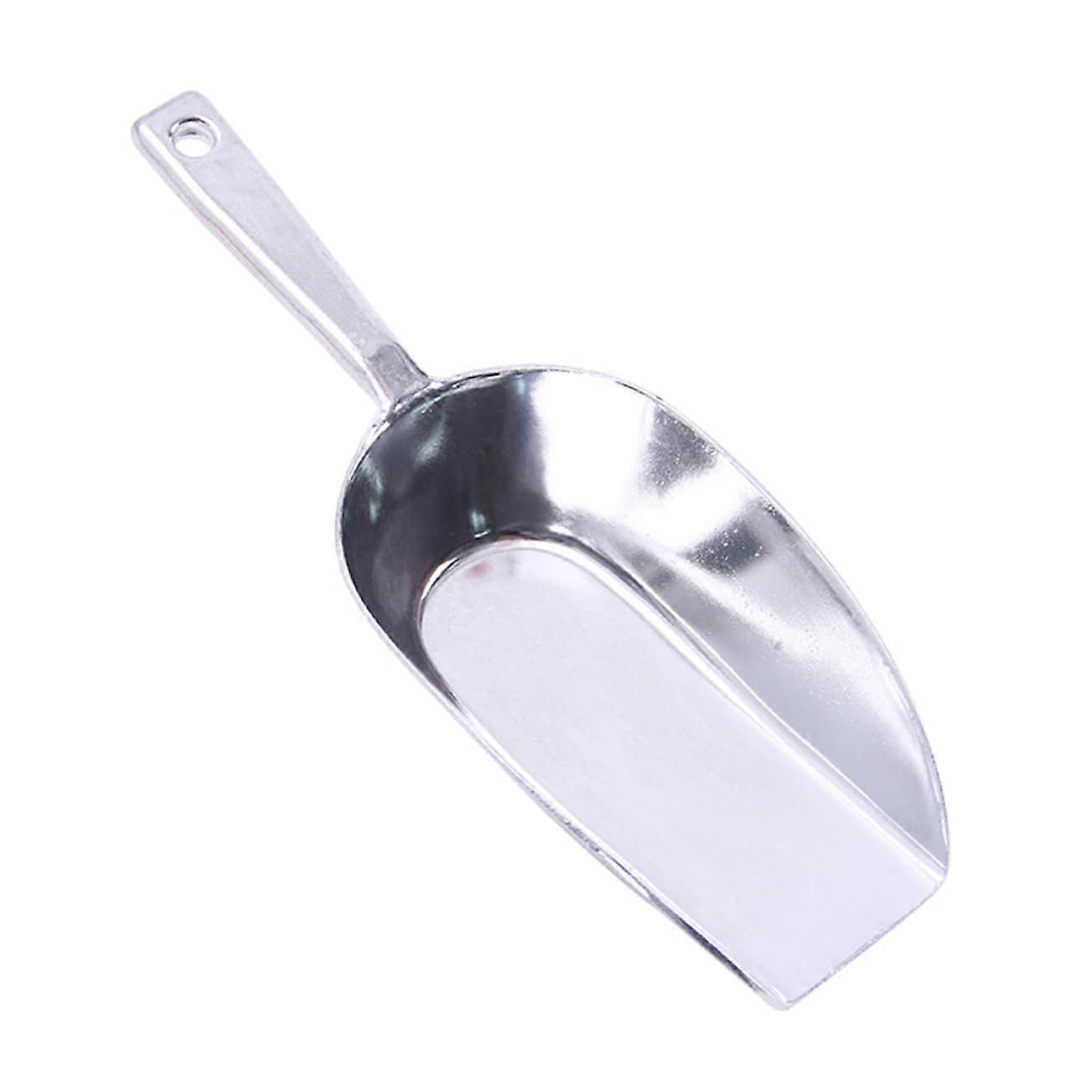 Aluminum alloy ice scoop Small ice portioners with ergonomic handle for ice cubes, flour, and food for kitchen and bar
