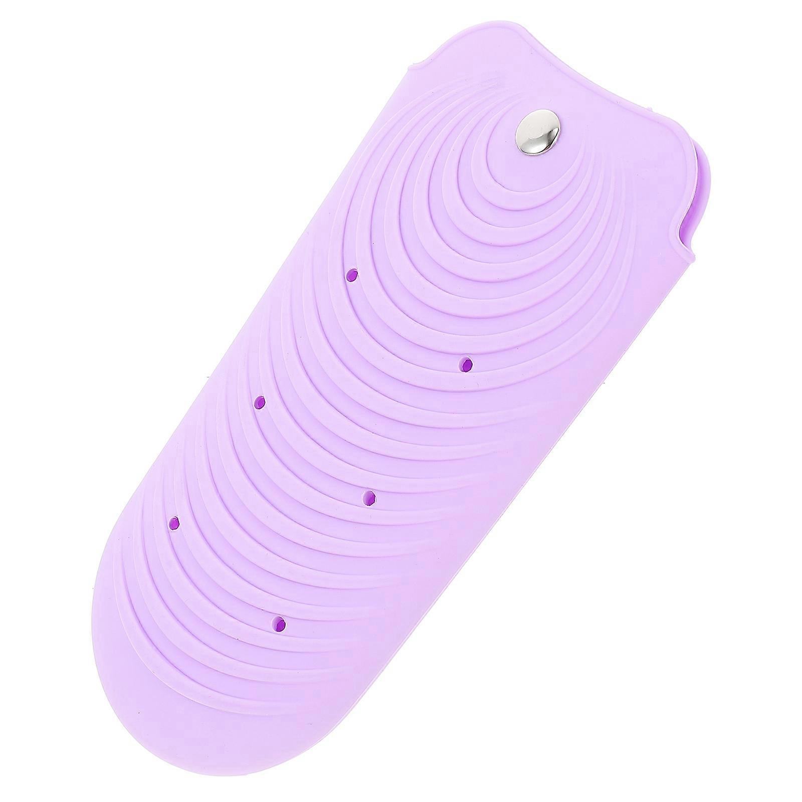 Heat Resistant Silicone Insulation Pouch for Hair Tools – Compact, Non Slip Mat for Travel and Home Use to Protect Surfaces from Heat Damage