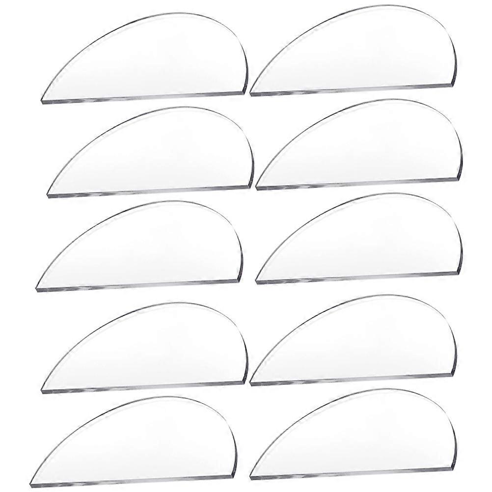 Clear Acrylic Blank Place Cards for Decor Simple Elegant Design Safe to Use 10 Pcs