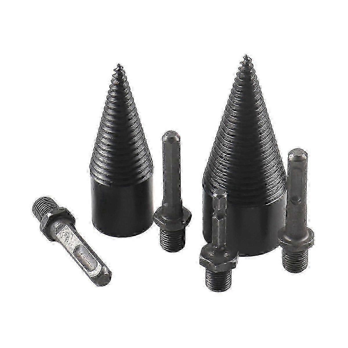 2025 6 Pieces Of 32/42mm Wood-splitting Drill And Wood-splitting Device Set With Split Woodworking Tools