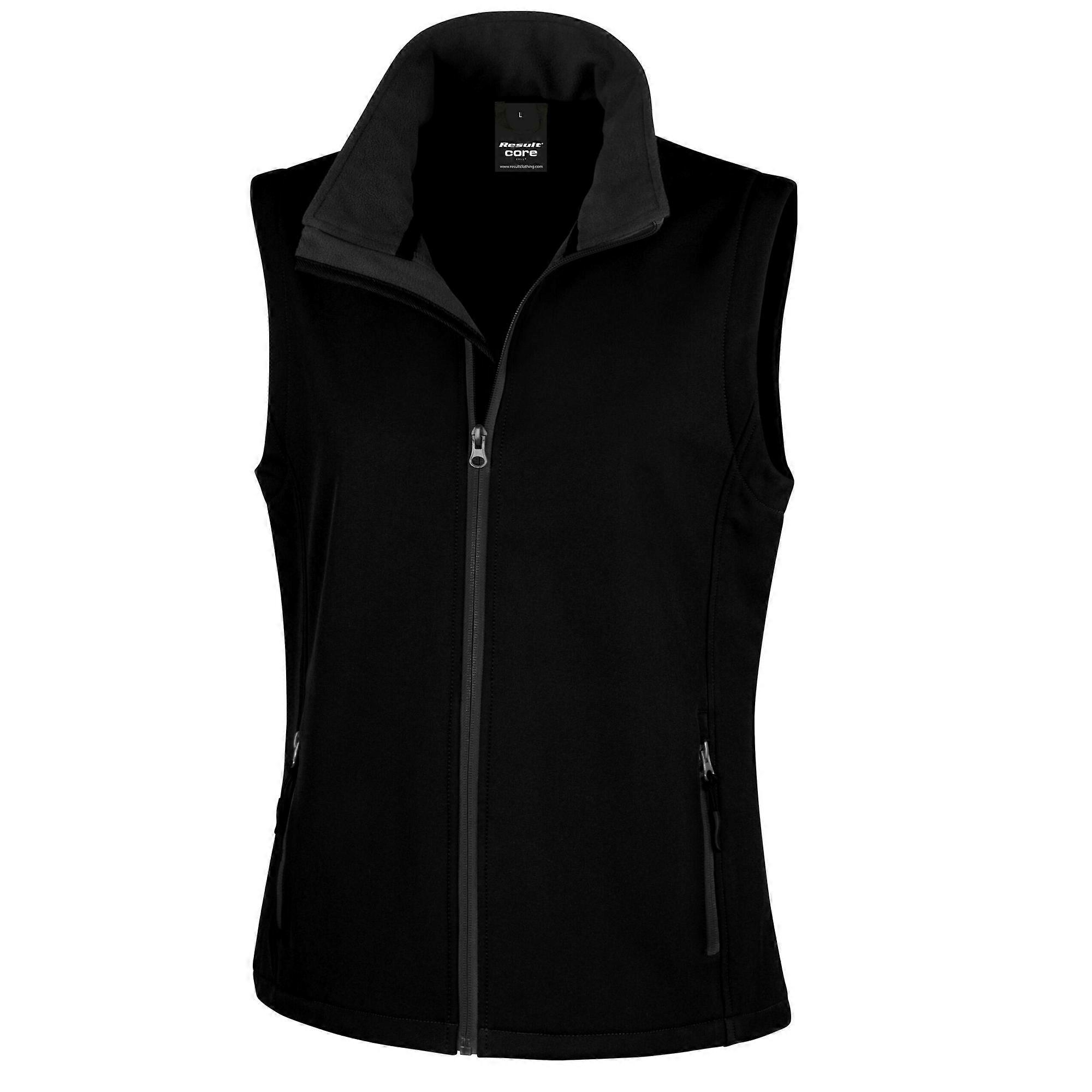 Result Womens/Ladies Softshell Body Warmer