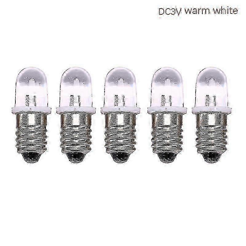 E10 4.5V لمبة LED 5 قطع للإضاءة العتيقة واستخدام المؤشر