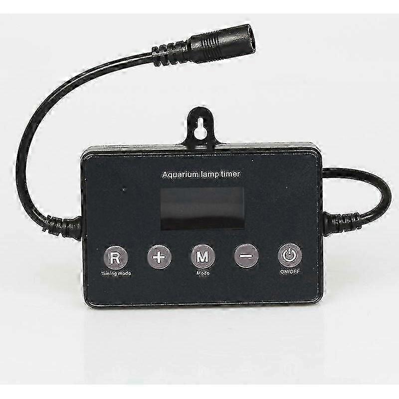 LED Aquarium Light Controller with Timer, Sunrise/Sunset Mode, 12-24V-Compatible Dimmer for Adjustable Brightness Control
