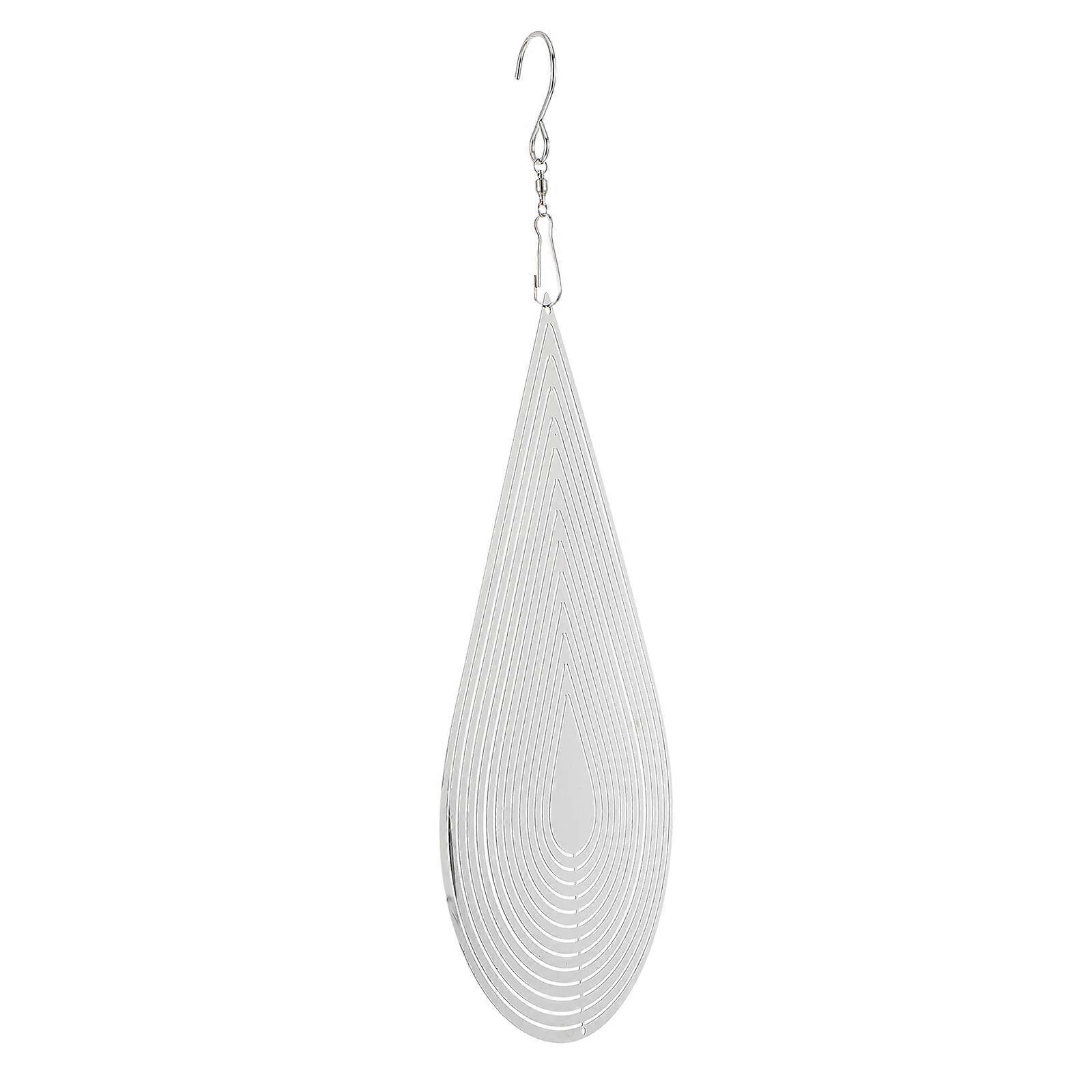 Delicate Wind Chime Outdoor Decor Designed For Windows And Gardens Featuring A 3D Rotating Structure Made Of Stainless Steel - 1Set