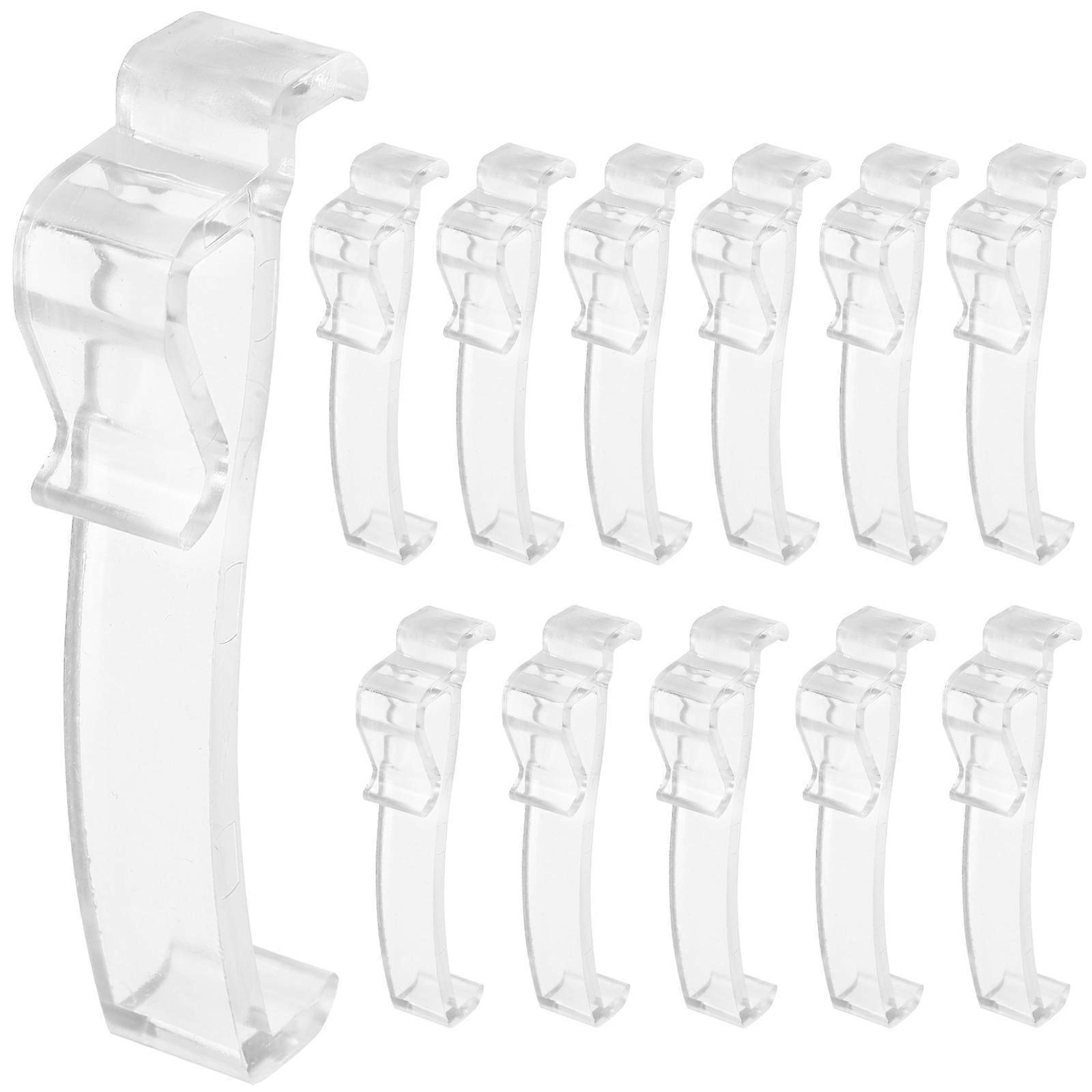 Blind Clips Replacement Landlords Rectangular Simple Design POM 2.5Inch Wear-Resistant 12Pcs