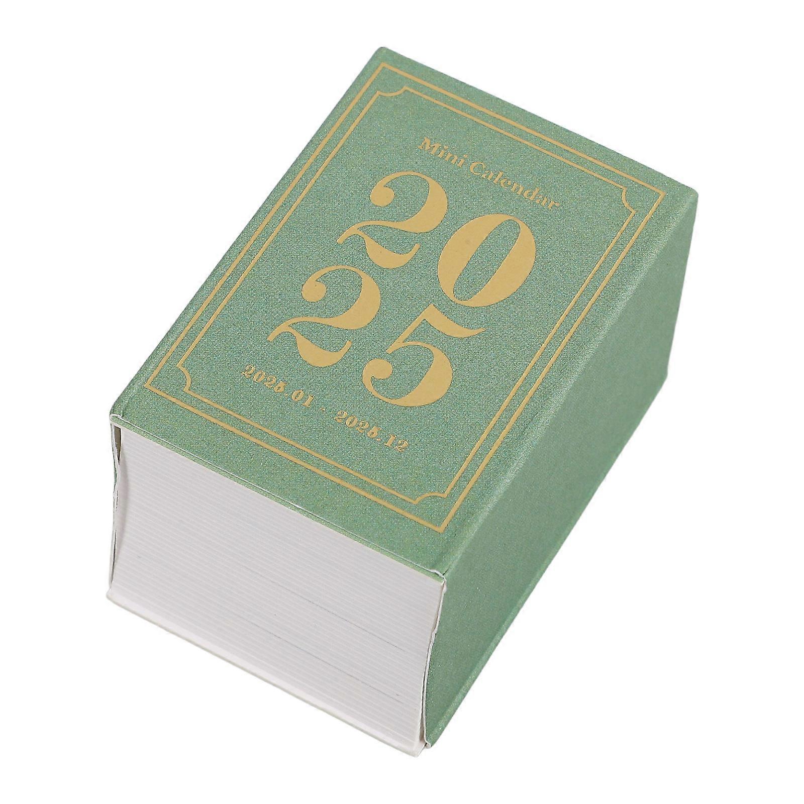 Shineofi Miniature Desk Calendar, 2025 Tear Off Calendar 365 Daily Desktop Calendar Flip Standing Calendar Memo Pad Pocket Planner Calendar For Home