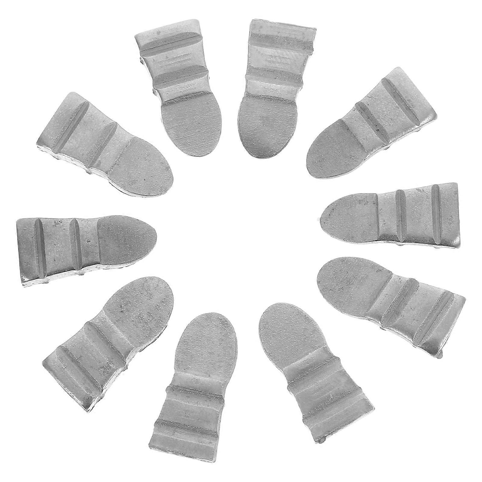 WORGEOUS 10pcs Heavy Duty Steel Handle Handle Metal Wedge