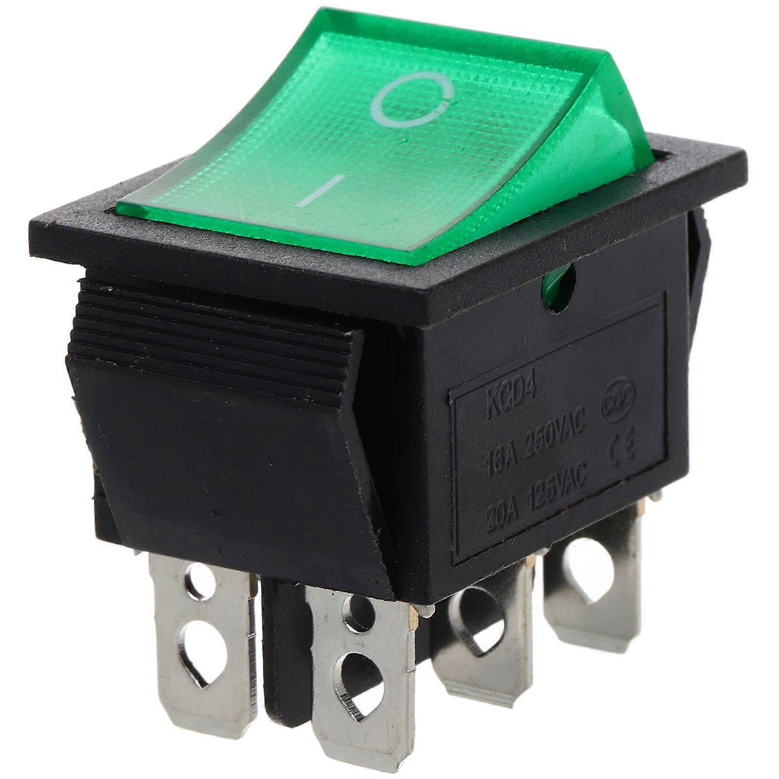 Rocker Switch 6 Pin 2 Positions Light On Off Button Boat Toggle Light Rocker Switch Replacement Boat Rocker Switch Marine Supply