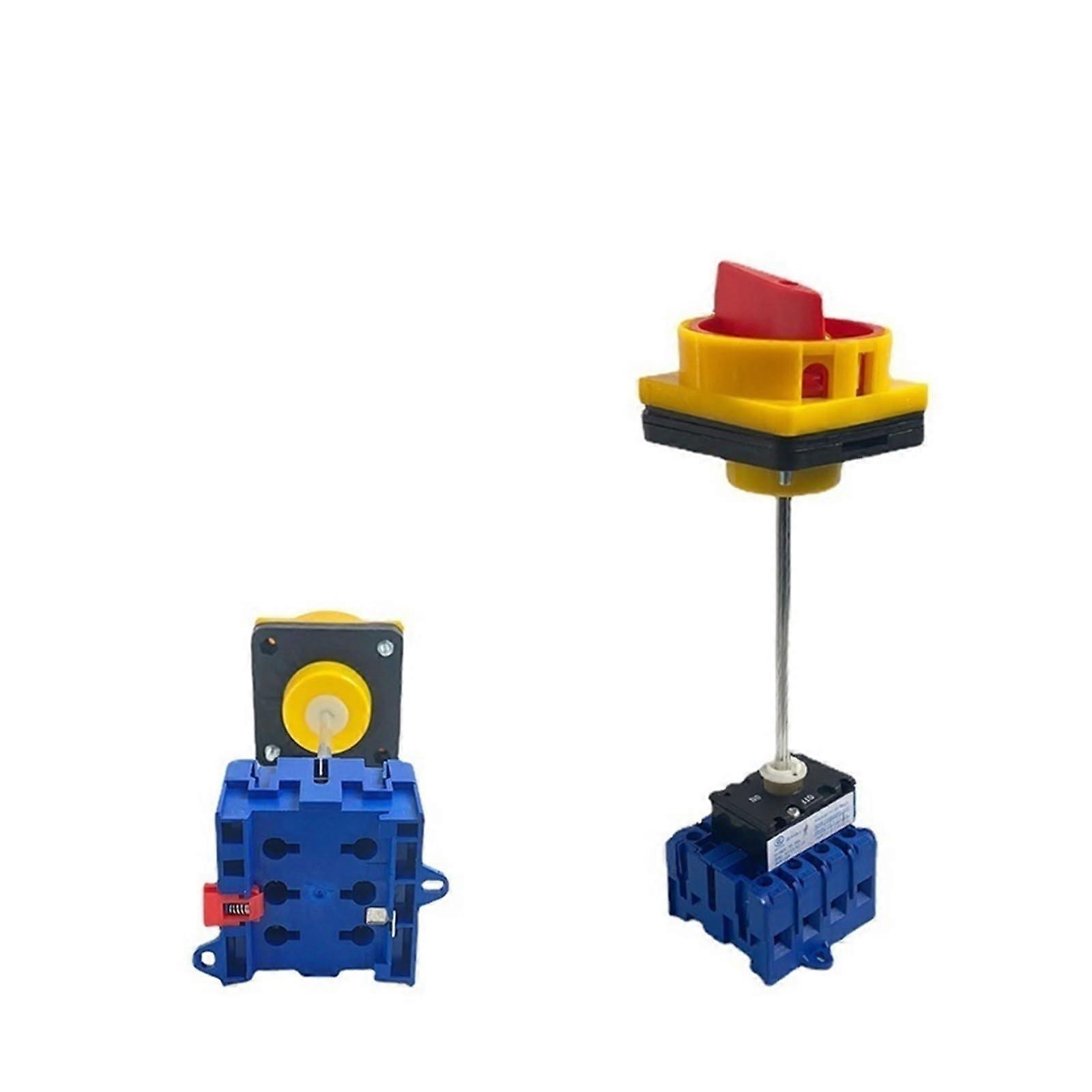 3/4P disconnect switch with padlock panel 32A 4 poles 2 positions ON/OFF with aluminum rod rotary cam selector YMD1132B/4P (32A 4P)