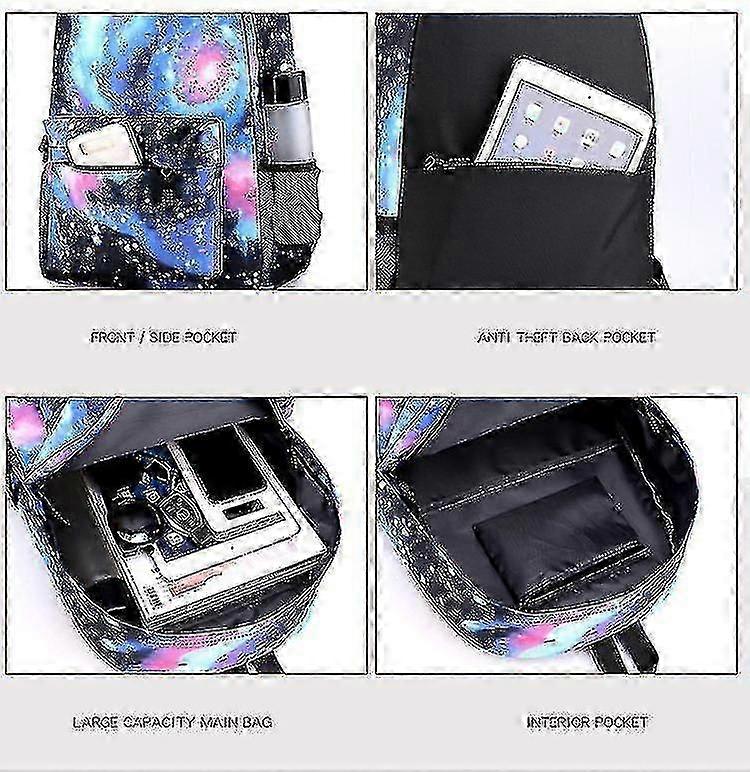 2025 Lilo Stitch -reppu kolmiosainen sarja koululaukku lapsille pojalle tytölle Gift_y