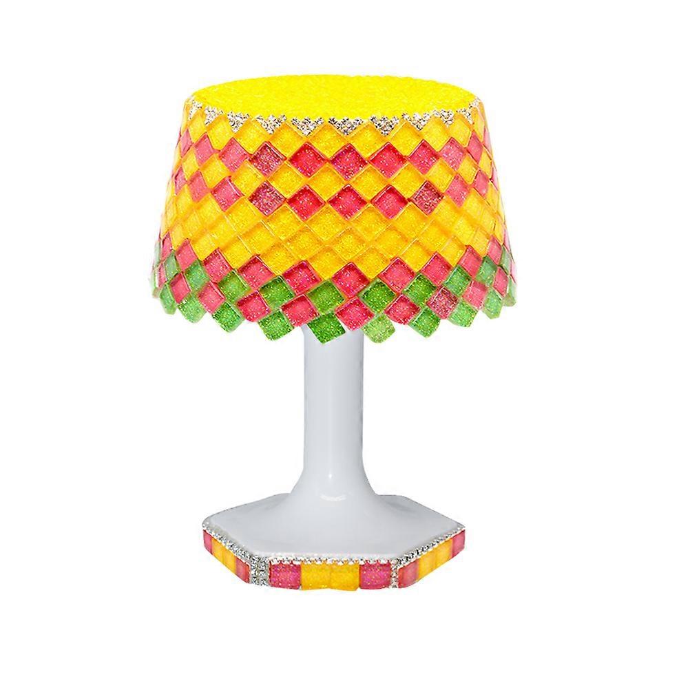 Craft Kit Lamp Material For Children Including Yellow Plastic And Glass For Unique Bedroom Lighting Experience 1 Set