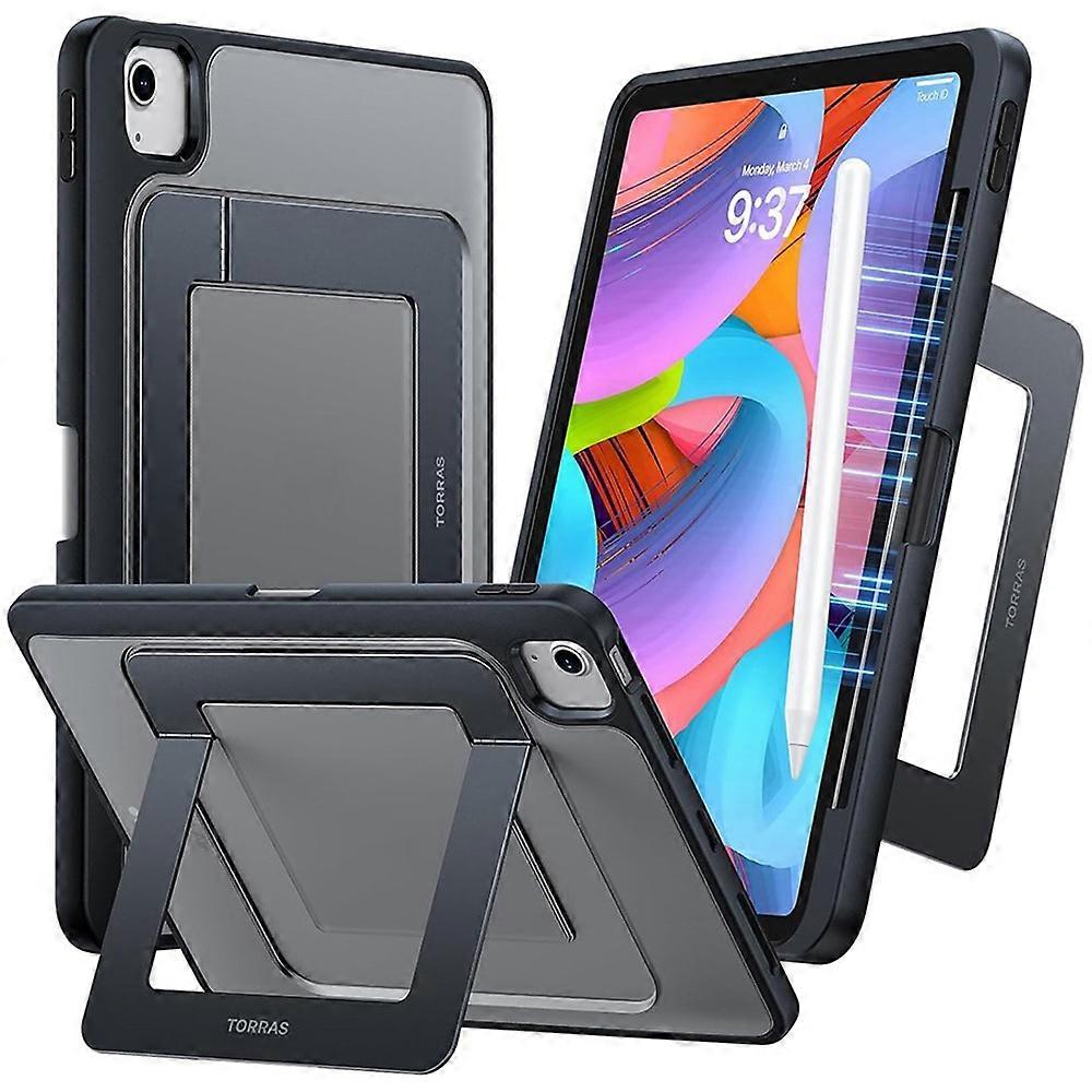 TORRAS Duo Series Tablet Case Compatible For iPad Air 13 (2025) / (2024) / Pro 12.9 (2022) / (2021) Kickstand TPU PC Cover w