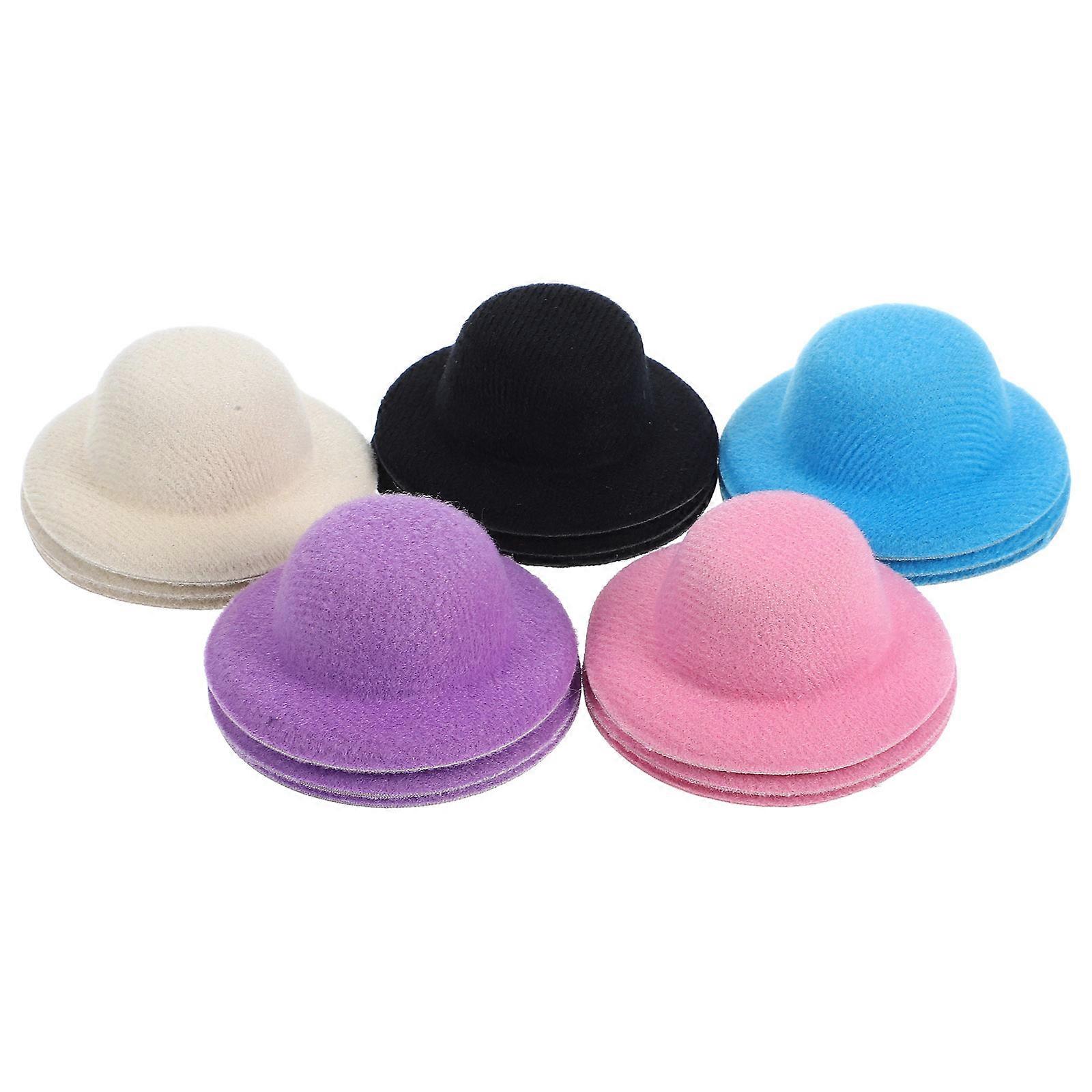 15pcs Mini Formal Hats for Crafts – Decorative Miniature Doll Hats for Snowmen Dolls, Unique DIY Craft Accessories with Detailed Craftsmanship