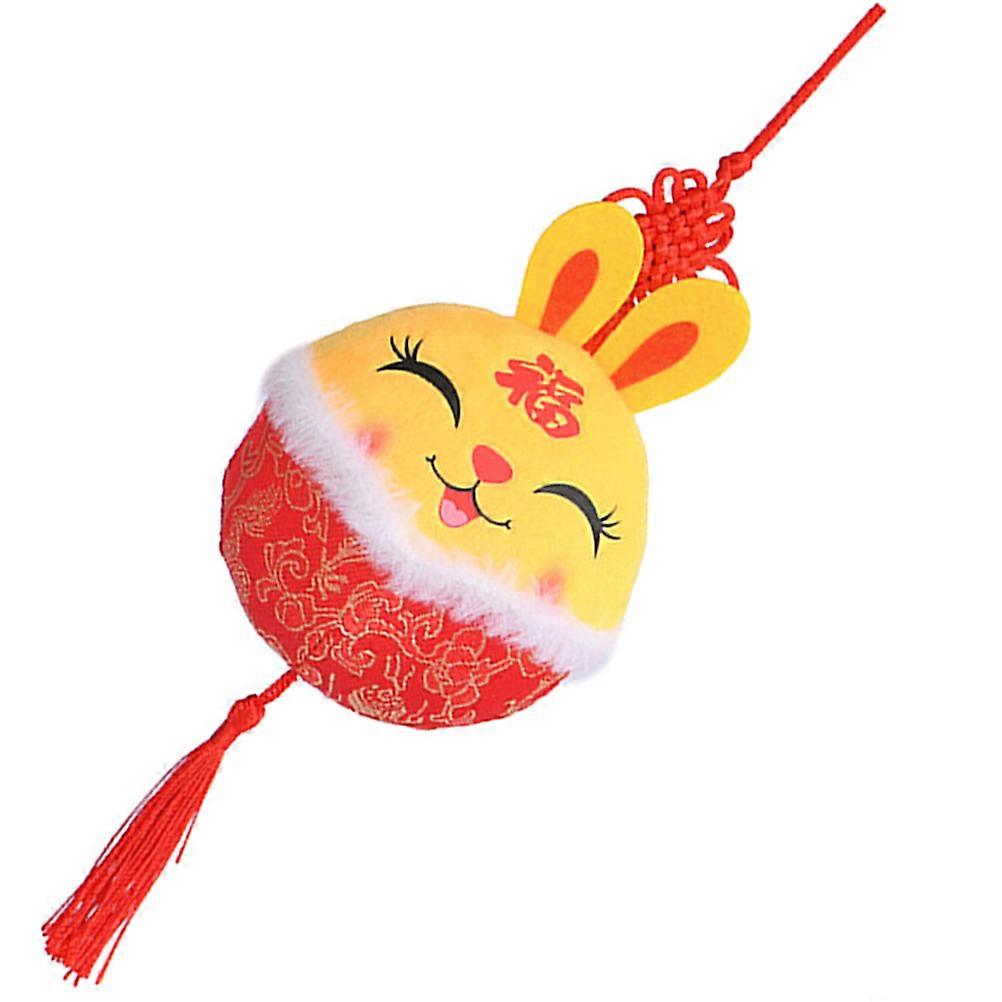 Hanging Stuffed Rabbit Toy For Home Decoration And New Year Atmosphere In 12CM Size With Gift Function 1Piece