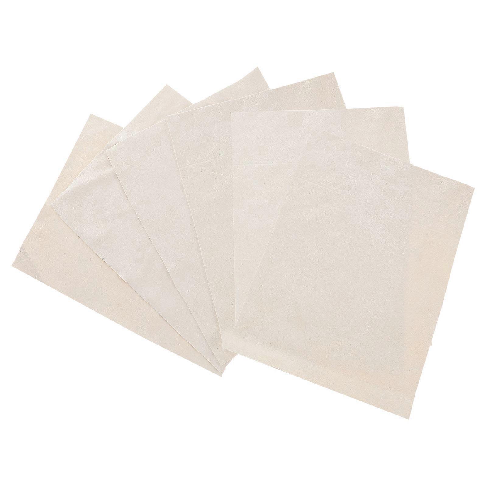 6 Pack Pre Cut Clay Pottery Cloth Sheets for Trimming & Smoothing, Reusable Craft Tool for DIY Ceramics & Pottery Work