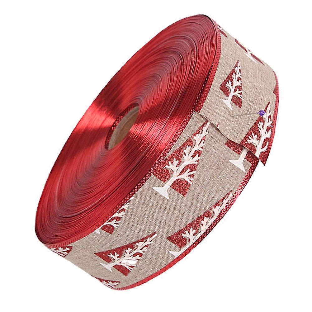 Pine Style Burlap Band Chic Decorative Weaving Ribbon for Christmas – Durable Texture, Easy to Decorate Bouquets, Multipurpose Use