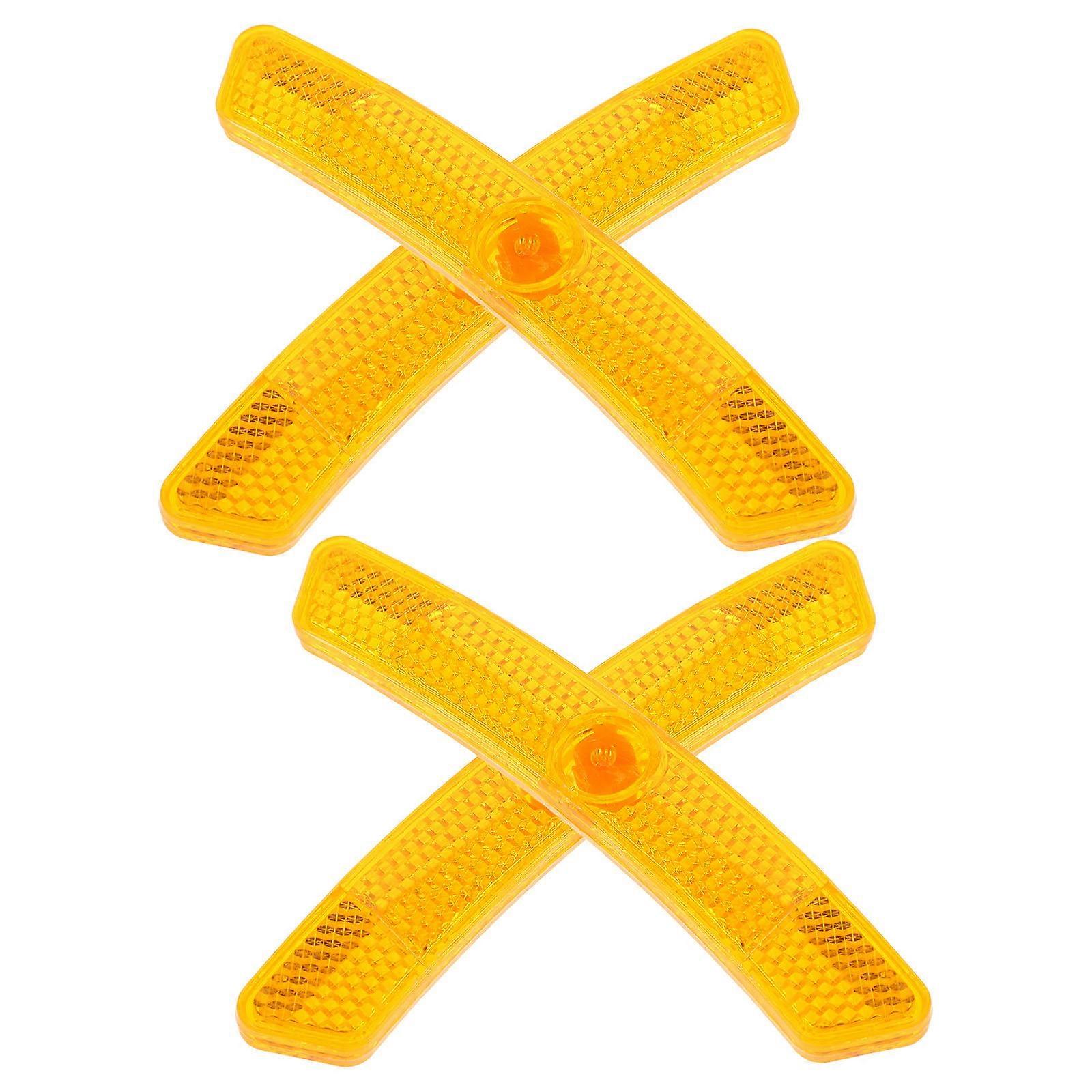 4pcs Bike Reflectors Easy Install Reflective Safety Lights for Wheels, Enhanced Nighttime Visibility for Cycling Accessories, Compatible with