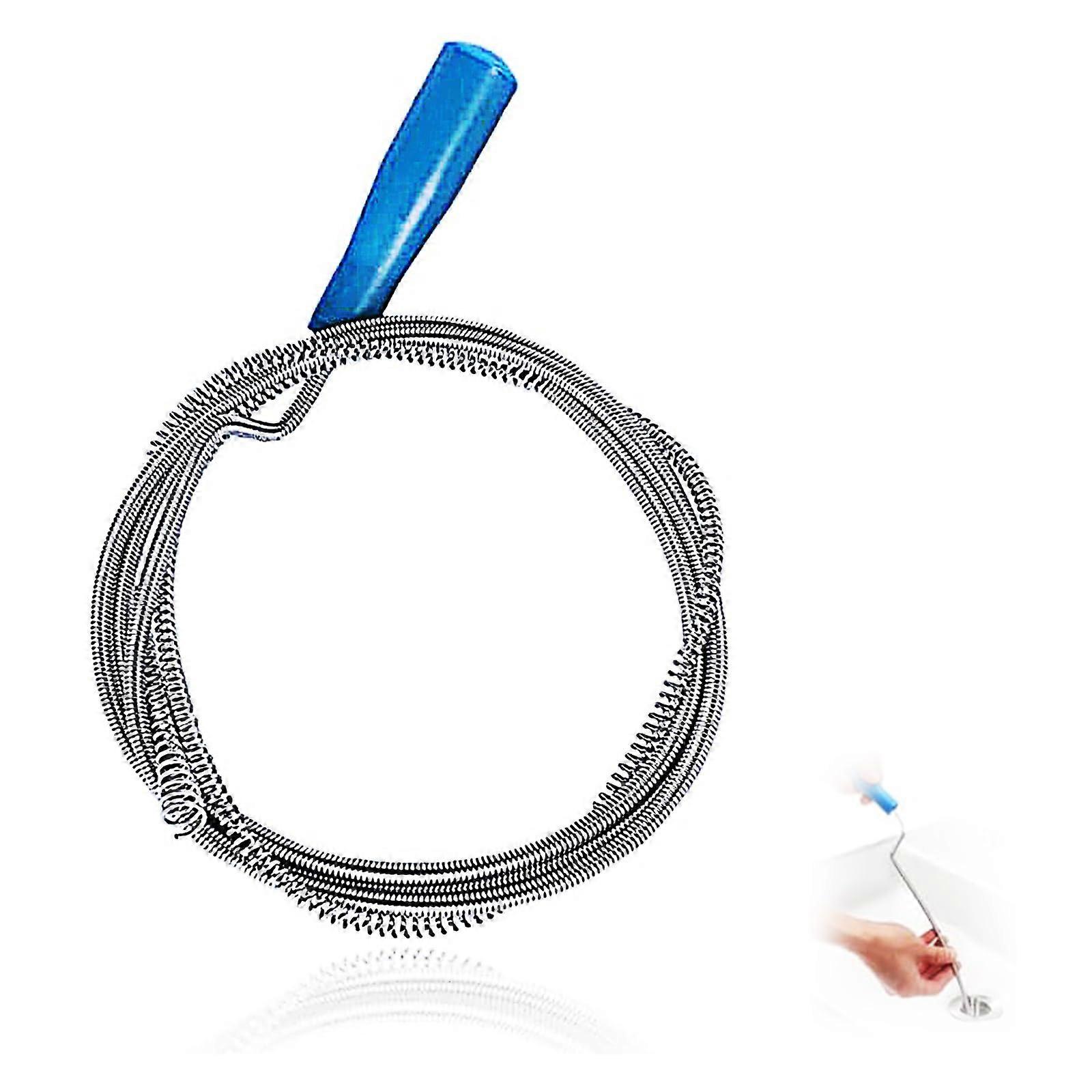 Plumbing Spiral 3 Metre Drain Cleaning Tool with Drill Tip for Sink, Bathtub and Toilet Unclogging