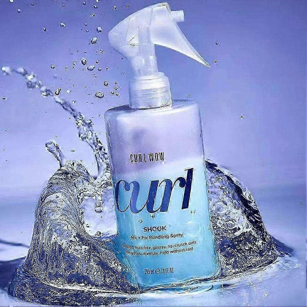 1-3X Hair Volume Spray Color Curl Shook Mix & Fix Bundling Spray, 295 ML