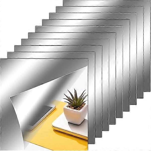 Flexible Mirror Sheets Self Adhesive Mirror Tiles Without Glass