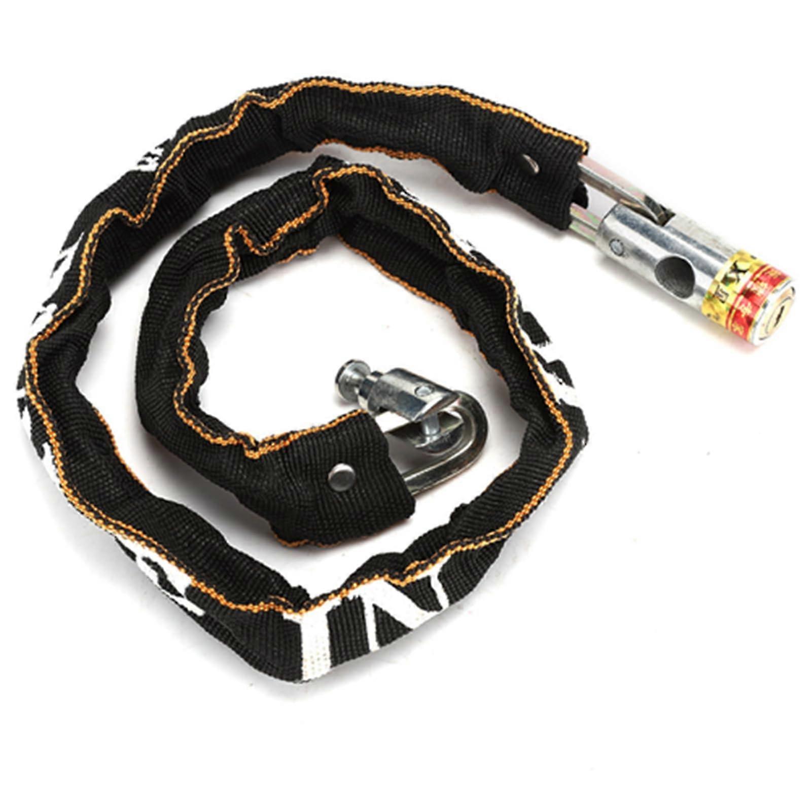 Antitheft motorcycle electric scooter chain lock, 80 cm, with 2 keys, zincplated.