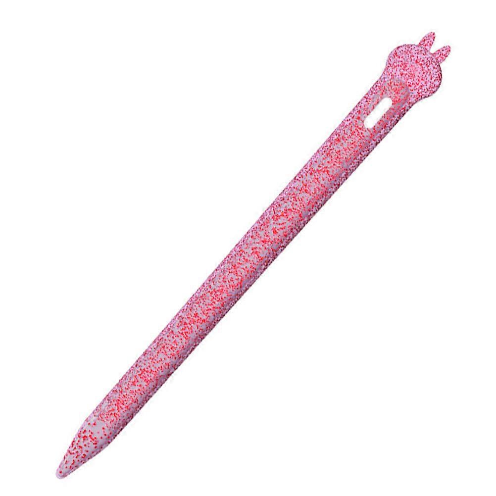 Cartoon Stylus Pen Sleeve in Purple Silicone for Protection Compatible with Apple Pencil 2 1pc