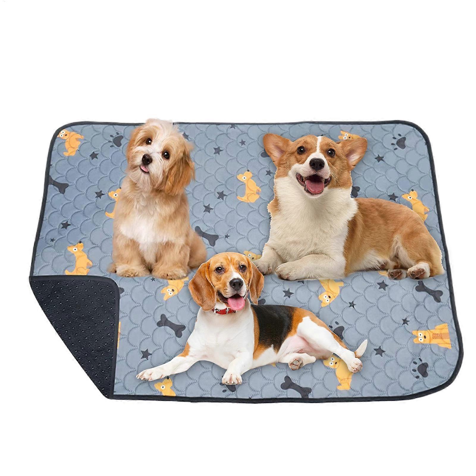Washable Pet Bed Pad, Reusable Waterproof Dog Urine Pad for Kids, Adults, Seniors - Large Size, Soft Material