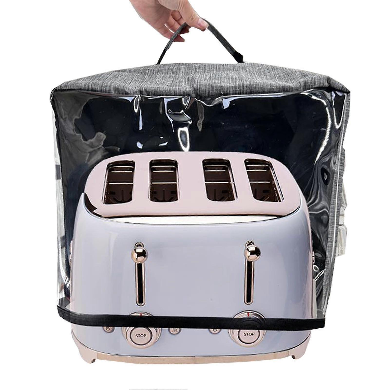 Toaster Covers with Transparent Window and  Handle for Air Fryer, Toaster