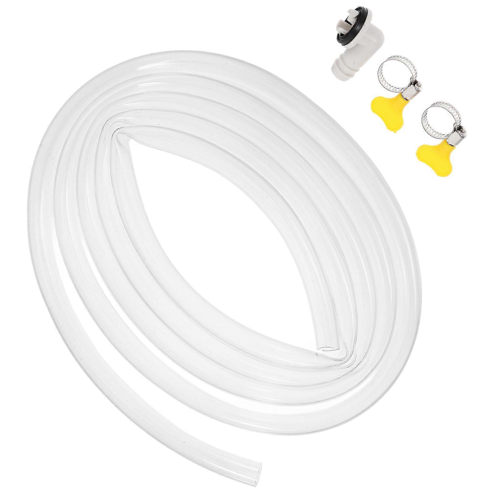 1 Set Air Conditioner Drain Hose Telescopic Draining Hose Tube with Buckle Accessories