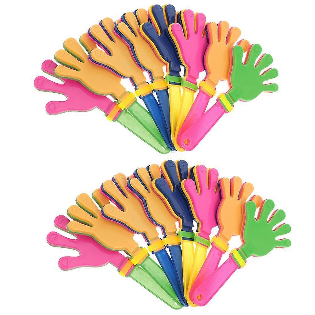 36pcs Hand Clappers Lightweight Noise Makers for Parties, Celebrations, Sporting Events & Concerts Fun Cheering Accessories in Random Colors